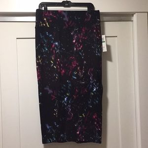 Melissa McCarthy Multi-Colored Pencil Skirt